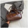 Bolso de Bowling Nuevo Otoño/Invierno 2025 para Mujer, Bolso tipo Almohada de Nicho, Color Sólido, Bolso de Mano Cruzado Moderno y a la Moda
