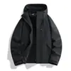 Chaqueta funcional 3 en 1 para mujer para exteriores, chaqueta a prueba de viento e impermeable estilo montaña para hombre para senderismo y actividades al aire libre