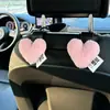 Gancho de Pelúcia para Encosto de Banco de Carro Amor Fofo Armazenamento Multifuncional para Banco de Carro Acessórios para Carro