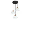 Lámpara Colgante de Arte en Hierro Hecha en China Continental 2025 Luz LED para Restaurante Estilo Crema Resistente a la Humedad Moderna Minimalista Luz para Cocina Balcón