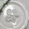 Malha Pérola Coreana Flor de Cinco Pétalas Bordada à Mão Flor de Pérola Acessórios DIY Acessórios para Headwear Bolsas Sapatos Meias Acessórios de Vestuário