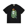 Camiseta BAPE Verão Camuflada Unissex Manga Curta Gola Redonda Estilo Japonês Tendência