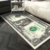 Alfombra de Dólares de Dibujos Animados Creativa Alfombrilla de Suelo de Billetes de Banco para Cocina Felpudo para Puerta de Entrada del Hogar Alfombrilla Resistente a Manchas para Baño