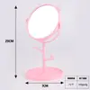 Porta-Cartão de Estudante Orelhas de Gato Mesa Espelho de Maquiagem Alta Definição Quarto de Dormitório Armazenamento de Mesa Espelho de Maquiagem Princesa Menina
