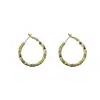 Pendientes de Círculo Irregular con Textura de Moda Transfronteriza Estilo Popular Caliente Moda Europea y Americana Pendientes Personalizados de Círculo para Mujer