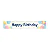 Banner de cumpleaños transfronterizo feliz cumpleaños telón de fondo para fiesta tela decoración de escena de celebración pancarta bandera personalización