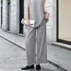 Los pantalones de pierna ancha más vendidos de Miyake para mujer, con cintura alta, caída fluida, tejido grueso, color liso y un diseño recto versátil, favorecedor y casual, perfectos para otoño y el trabajo.