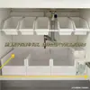 Armario de baño estante interior de capas estante de almacenamiento cesta de almacenamiento barra telescópica sin perforaciones estante de almacenamiento organizador debajo del fregadero
