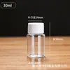 Em Estoque 15-500ml Garrafas Plásticas de Boca Larga para Animais de Estimação, Garrafas Dosadoras, Frascos para Amostragem de Pigmento em Pó, Garrafas Transparentes Vazias Sólidas
