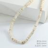 Venta al por mayor turquesa blanca sintética pez estrella de cinco puntas hojas abalorios accesorios de pulsera semiacabada cuentas sueltas joyería DIY hecha a mano
