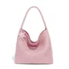 Bolso de Mano Grande con Forma de Pistola de Moda para Mujer, Bolso Tote Tejido a la Moda, Popular en Redes Sociales