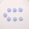 Decorações de Unhas Artificiais de Flor Dupla Camada Acessórios Pequenos de Resina Materiais DIY Feitos à Mão Cola Creme Acessórios de Unha Vestíveis