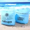 Balsa Flotante Inflable de Doble Tubo y Cuatro Tubos, Cama Flotante Plegable de Malla Engrosada, Cama Flotante con Respaldo para Ocio en el Agua de Verano, Transfronterizo