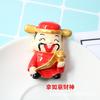 Accesorios de resina para bricolaje, Wufu, Dios de la Riqueza, carcasa de teléfono móvil, material de belleza, decoración de coche, pegatinas para refrigerador, accesorios hechos a mano