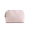 Bolsa de Cosméticos de Cuero PU Bolsa de Almacenamiento Bolso de Mano Semi-Circular Cruzado para Viaje Bolsa de Artículos de Tocador Impermeable Comercio Exterior En Stock