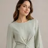 Collar con colgante de luna y cuerno de metal largo y sencillo para mujer, accesorios hechos a mano retro de moda transfronteriza europea y americana