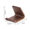Suporte criativo novo e simples para celular de madeira de nogueira preta norte-americana, suporte de mesa, rack para celular
