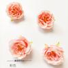 Flor de Rosa Simulada de 7cm Arranjo de Flores para Casamento Decoração de Casa, Hotel, Restaurante Projeto de Decoração Arranjo de Flores para Guia de Estrada Acessórios Feitos à Mão