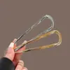 Grampo de Cabelo Estendido em Forma de U de Liga Metálica Estilo Coreano, Elegante e Simples Grampo Fosco para Coque, Grampo de Cabelo Estilo Preguiçoso Minimalista