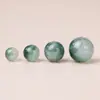 Accesorios de Cuentas Sueltas de Cristal Fantasma Verde Natural 3A, Cuentas Espaciadoras de Calcedonia Verde Esmeralda, Accesorios para Pulseras y Collares Hechos a Mano