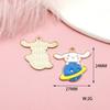 Lindo perro de orejas grandes DIY accesorios de aleación postre Yugui perro colgante para bolso aretes accesorios para el cabello material colgante para collar