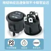 Interruptor de Alimentação Basculante Tuv Certificado Kcd1 Redondo Preto Sem Luz 6 Pinos 3 Velocidades Aberto 20mm Ponto Prateado 6A250V