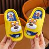 Chinelos Infantis Verão Novo Bonito Desenhos Animados Bebê Menina Sapatos Meninos Fundo macio Non-Slip Home Chinelos de banheiro
