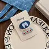 Nuevo Pasador de Encaje Azul Denim Fresco Versátil Accesorio para el Cabello de Niña Pinza para el Cabello Flequillo Pasador Lateral Adorno para el Cabello