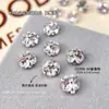 K9 Arte de Uñas Diamante Bola Joyería Celebridad de Internet Destello Alta Calidad Lujo Ligero Multifacético Vidrio Cristal Pila Taladro Joyería para Uñas
