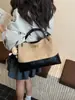 Bolso Tote Vintage de Bloques de Color para Mujer, Nuevo Bolso Cubo Versátil, Bolso de Hombro, Bolso de Hombro Único, Nuevo Bolso Cruzado de Moda, Estilo de Celebridad de Internet