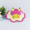 Sombrero de paja de verano para niños con protección solar, sombrero de playa para bebé, sombrero de color olas de Pikachu, ventas directas de fábrica