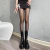 Medias de primavera y verano para mujer, medias de red de pesca, medias de seda fina anti-enganches, amor, seda negra, calcetines largos de una pieza, pantimedias jk europeas y americanas al por mayor