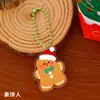 Llavero Navideño Lindo Estudiante Papá Noel Muñeco de Nieve Navideño Colgante Decorativo Pequeño Regalo Navideño