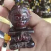 Artesanato de Pingente Pixiu Deus da Riqueza Esculpido à Mão em Jacarandá Atacado de Fábrica, Itens Populares para Transmissões Ao Vivo e Barracas de Rua