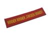 Pegamento suave de PVC lenguaje inspirador pin vida primeros auxilios CHINA Velcro insignia de pecho insignia táctica de moral