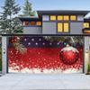 Fondo de Tela Transfronterizo Nuevo de Navidad para Puerta de Garaje Decoración de Fiesta Navideña Árbol de Navidad Fondo de Amazon Tela Colgante en
