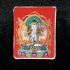Areia Mineral de Cinábrio Tela de Thangka Zakhilaam Passado e Presente Oito Protetores Pintura de Thangka Núcleo Tela Especial Atacado
