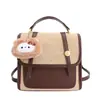 Diseño de Nicho Mochila Casual Retro Textura Bolso Sencillo de Moda Mochila Personalizada para Mujer Invierno 2025