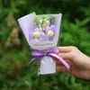 Flores de Hilo Tejido, Flores Artificiales, Pequeños Ramos, Flores Pomposas, Flores Falsas, Ramos Hechos a Mano, Fabricantes, Venta al Por Mayor Transfronteriza, Recuerdos, Regalos