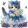 Frete Grátis Tamanho Grande Pintura com Diamantes Diamantes de Formato Irregular DIY 5D Diamantes Brilhantes Desenho Animado de Animal Atravessando Fronteiras Atacado Pintura Adesiva Mais Vendida