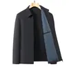 Marca Ropa de Protección Solar de Seda Hielo Fresca para Hombre Verano Nuevo Casual de Negocios Solapa Ligera Transpirable Top Chaqueta