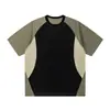 Camiseta de Manga Corta para Hombre Estilo Montaña de Verano, Ligeramente Holgada, Cómoda, Sensación de Hielo, Casual, Top Versátil, Camiseta para Hombre, Seda de Hielo, Secado Rápido