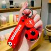 Colgante Creativo de Fútbol de Simulación de la Copa Europea, Llavero de Coche de Dibujos Animados, Colgante para Mochila Escolar, Par de Pequeños Regalos Exquisitos al Por Mayor