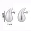 Amazon Explosions Brincos de gota d'água CCB Glow Hollow Brincos de temperamento de design avançado transfronteiriço europeu e americano