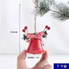 Decoração de Natal Estilo Amazon Transfronteiriça Sino Trombeta Dupla Sino de Metal Pingente Janela Árvore de Natal Decorações