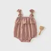 Bolsa de bebê feminina, roupas de pum, xadrez, laço, triângulo, escalada, roupas de verão, princesa, roupas finas para sair