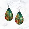Nuevos Pendientes Acrílicos Transfronterizos con Diseños de Gota de Agua, Fondo Marino y Mariposa, Regalo de Navidad para Mujeres, Regalo para Amante