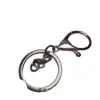 En Stock Llavero de Aleación de Zinc Ecológico Colgante Anillo Cadena Galvanizado Accesorios para Joyería DIY Broche de Langosta Metálico Juego de Tres Piezas