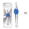 Pinzas nuevas de acero inoxidable para fabricantes, pinza oblicua para cejas, reparación de cejas, pinza oblicua para depilar, herramientas de maquillaje al por mayor