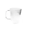 Caneca de café de vidro em formato de estrela fina